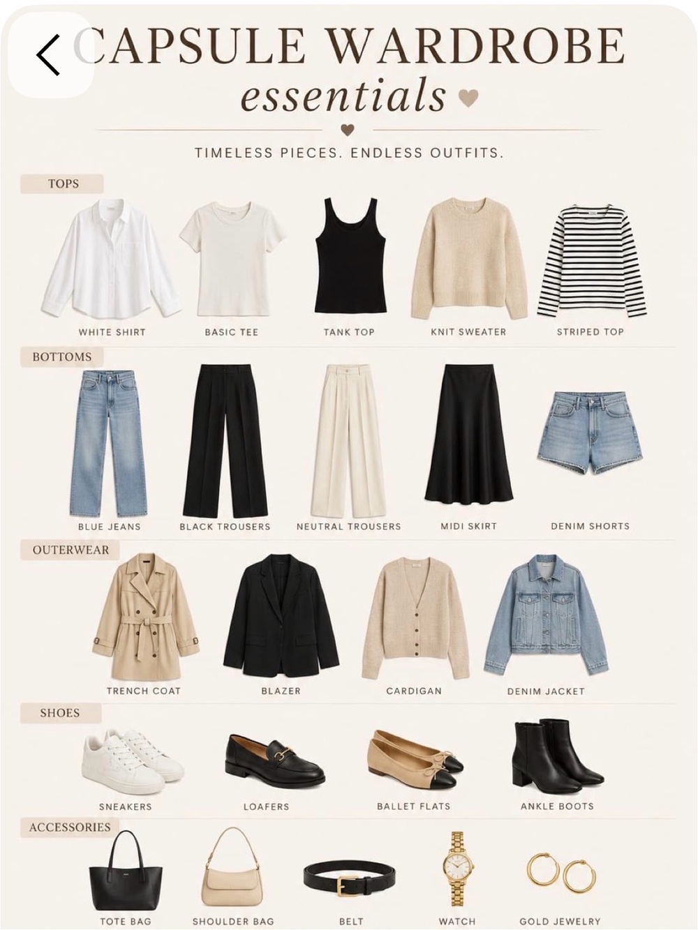 🧺Build Your Capsule | Personalized Capsule Wardrobe | 8-10 piece Curated Bundle🧺 - Picture 16 of 17